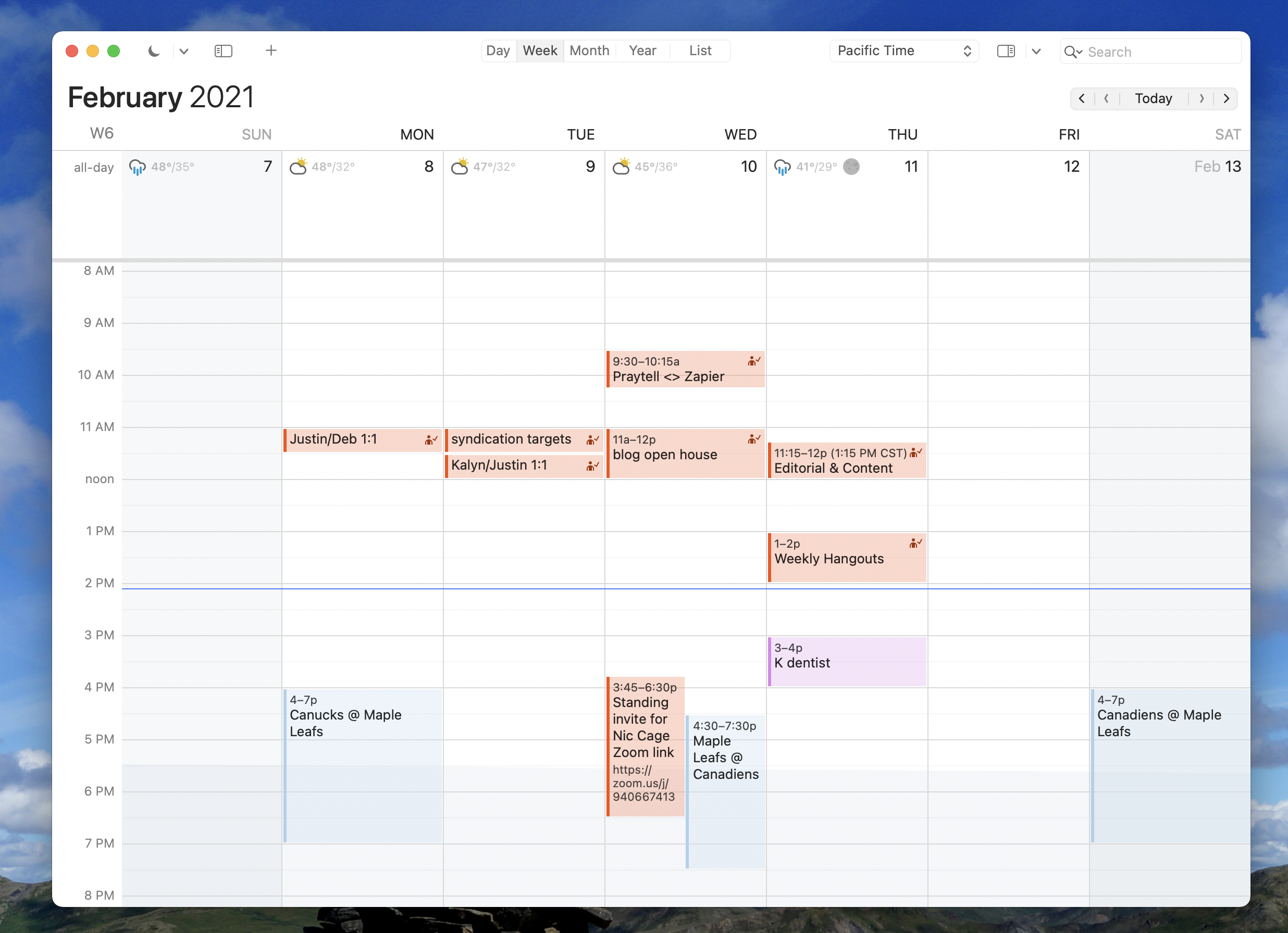 pretty calendar applications for mac